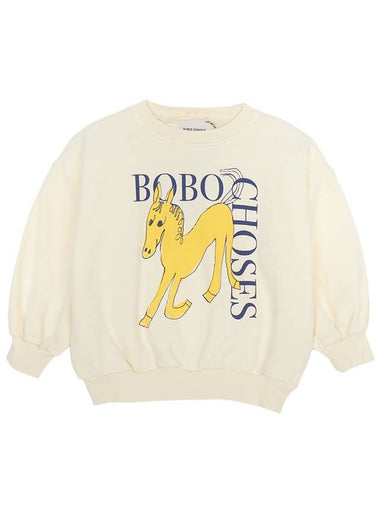 Kids brushed sweatshirt B224AC038 101 - BOBO CHOSES - BALAAN 1