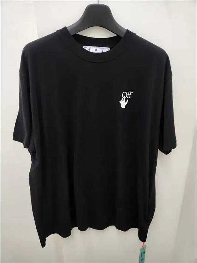 Men's Caravaggio Overfit Short Sleeve T-Shirt Black - OFF WHITE - BALAAN.
