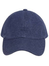 Embroidered Logo Ball Cap Navy - A.P.C. - BALAAN 1