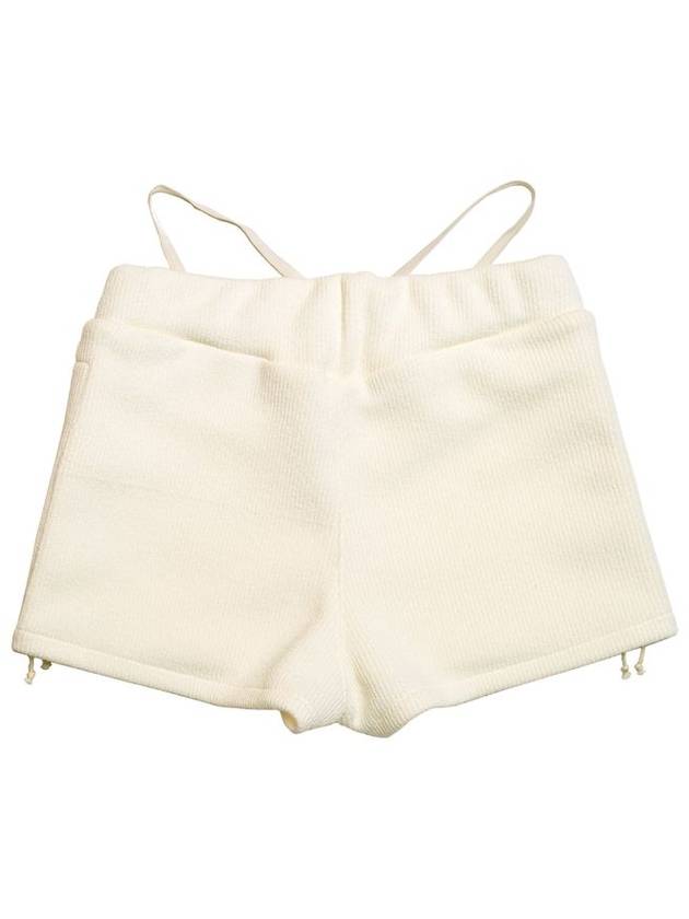 SWAN LAKE SHRRING STRING MICROSHORTS CREAM - DON’T ASK MY PLAN - BALAAN 2