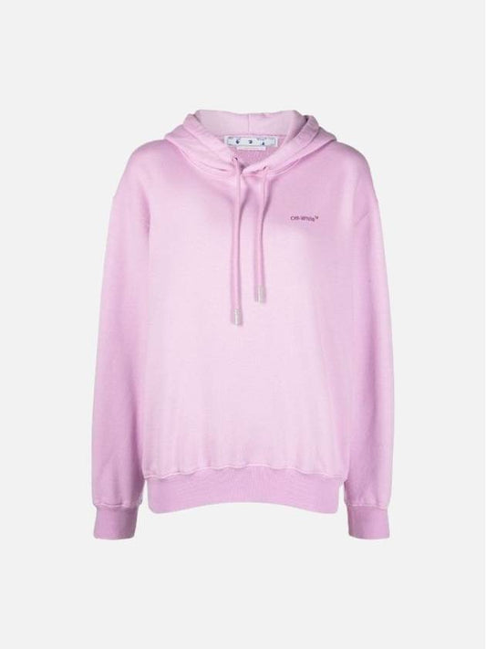 Diag striped hooded top pink - OFF WHITE - BALAAN 2