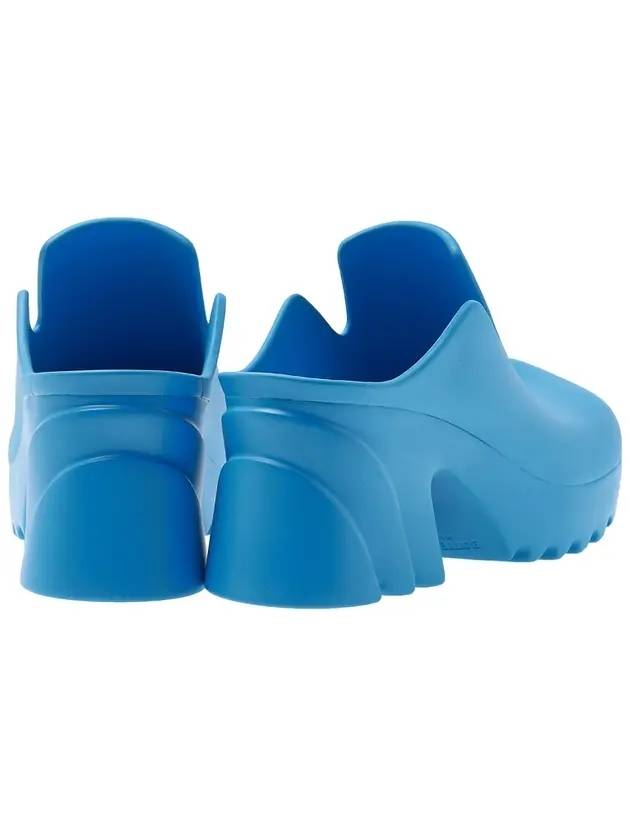 Rubber Flash Platform Sandal Heels Blue - BOTTEGA VENETA - BALAAN 5