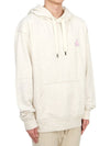 Matte Logo Print Hoodie Ecru - ISABEL MARANT - BALAAN 4