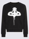 Spray ORB Raglan Sweatshirt Black - VIVIENNE WESTWOOD - BALAAN 2