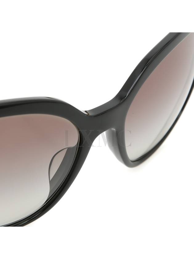 Sunglasses Black Leopard Triangle Logo SPR10R - PRADA - BALAAN 7