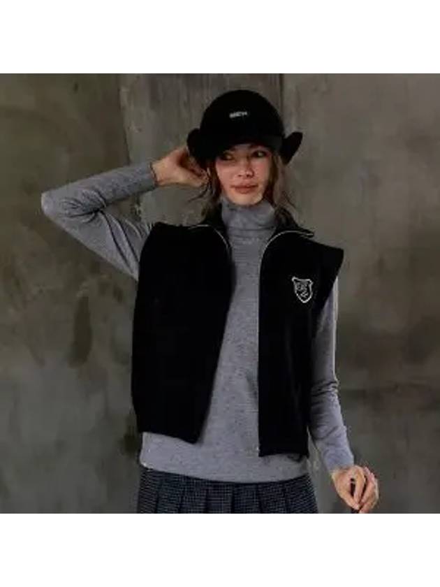 Dewey knit vest black - BENECIA12 - BALAAN 2