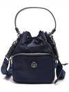 Virginia Logo Bucket Bag Blue - TORY BURCH - BALAAN 3