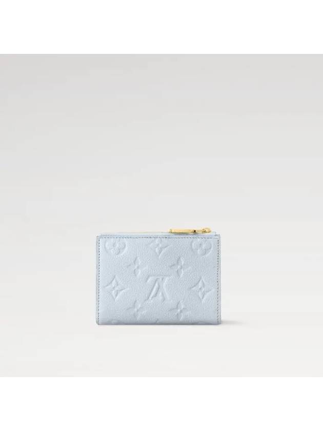 Lisa Monogram Leather Half Wallet Blue - LOUIS VUITTON - BALAAN 7