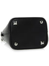 5AC Number Logo Texture Leather Bucket Bag Black - MAISON MARGIELA - BALAAN 6