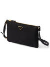 Triangle Logo Pouch Shoulder Bag Black - PRADA - BALAAN 5