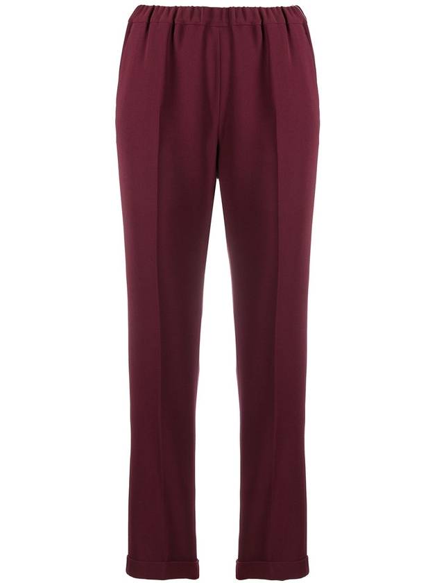 Alberto Biani Trousers Bordeaux - ALBERTO BIANI - BALAAN 1