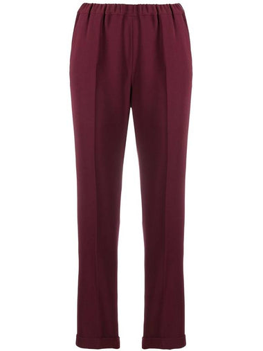 Alberto Biani Trousers Bordeaux - ALBERTO BIANI - BALAAN 1