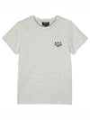 Denise Embroidered Logo Short Sleeve T-shirt Ecru - A.P.C. - BALAAN 2