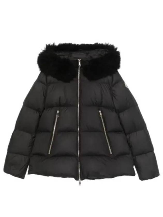 1A00174 54AQE 999 Laichefur short down jacket - MONCLER - BALAAN 1