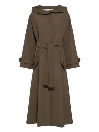 Belted Trench Coat Khaki - MAX MARA - BALAAN 2