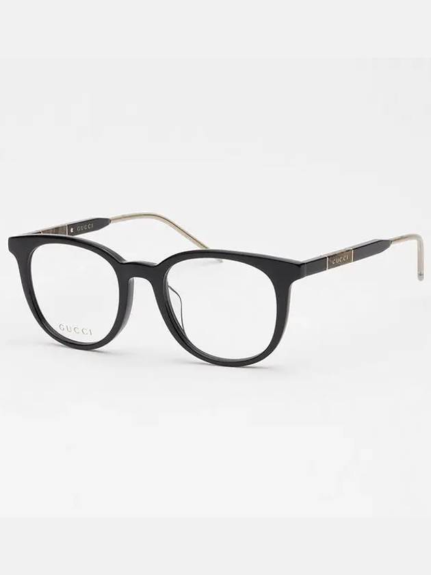 Eyewear Round Acetate Eyeglasses Black - GUCCI - BALAAN 3