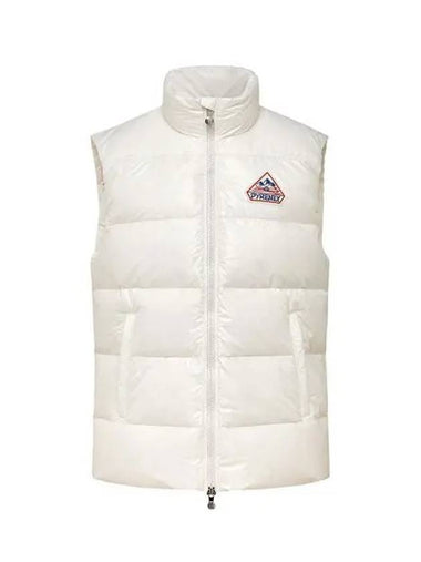 JOHN Unisex Sleeveless Down Jacket Chalk - PYRENEX - BALAAN 1