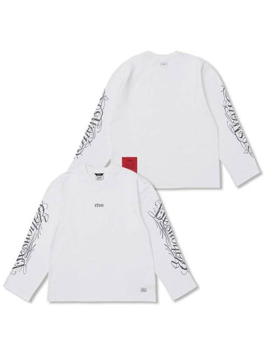 Destroyer Light Weight Oversized Long Sleeves White - STIGMA - BALAAN 1