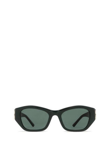 Sunglasses BB0311SK 004 SHINY SOLID DARK GREEN - BALENCIAGA - BALAAN 1