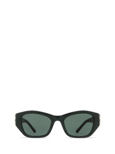 Sunglasses BB0311SK 004 SHINY SOLID DARK GREEN - BALENCIAGA - BALAAN 1