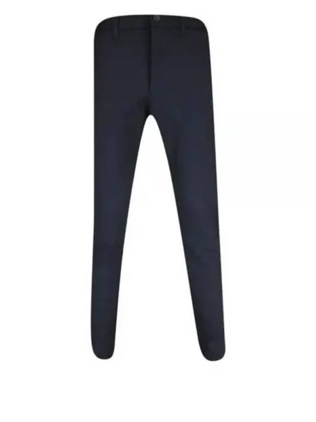 Slim Fit Pants Performance Stretch Jersey Straight Pants Navy - HUGO BOSS - BALAAN 2