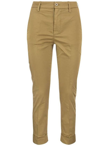 ERIN - Slim cotton trousers - DONDUP - BALAAN 1