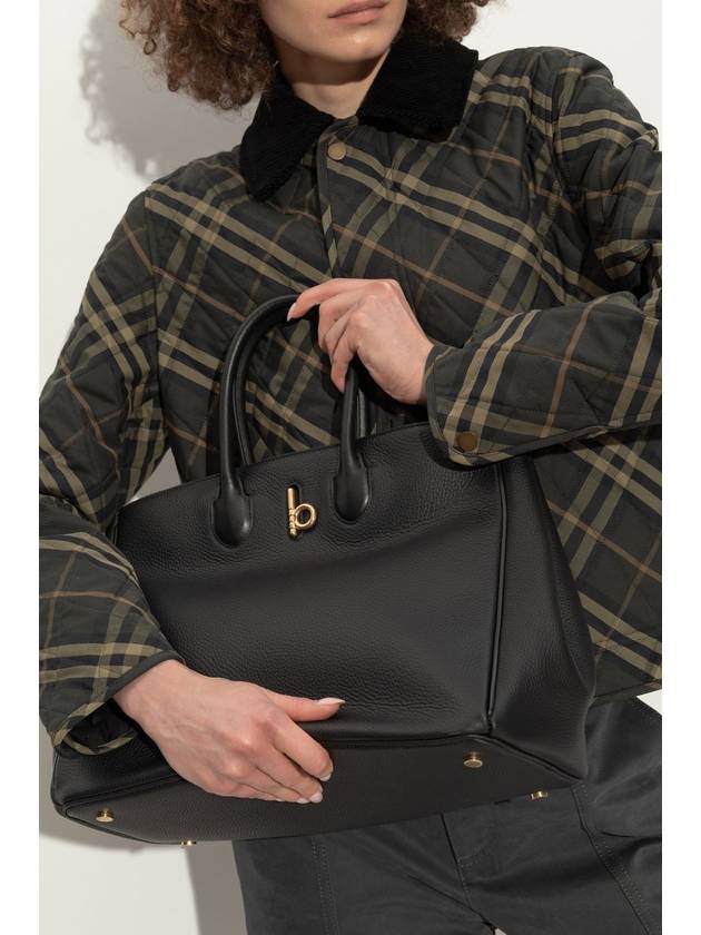 Rocking Horse Medium Tote Bag Black - BURBERRY - BALAAN 3