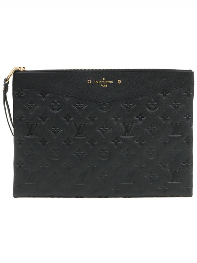 Black Monogram Empreinte Daily Pouch Clutch M62937 - LOUIS VUITTON - BALAAN 1