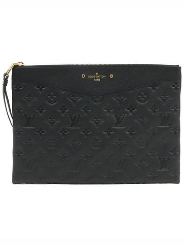 Black Monogram Empreinte Daily Pouch Clutch M62937 - LOUIS VUITTON - BALAAN 1