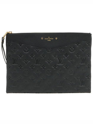 Black Monogram Empreinte Daily Pouch Clutch - LOUIS VUITTON - BALAAN 1