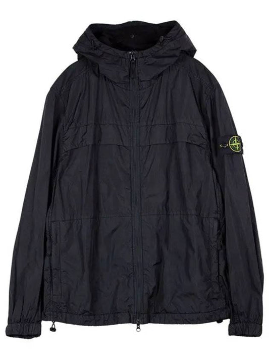 Garment Dyed Crinkle Reps R-Nylon Jacket Black - STONE ISLAND - BALAAN 2