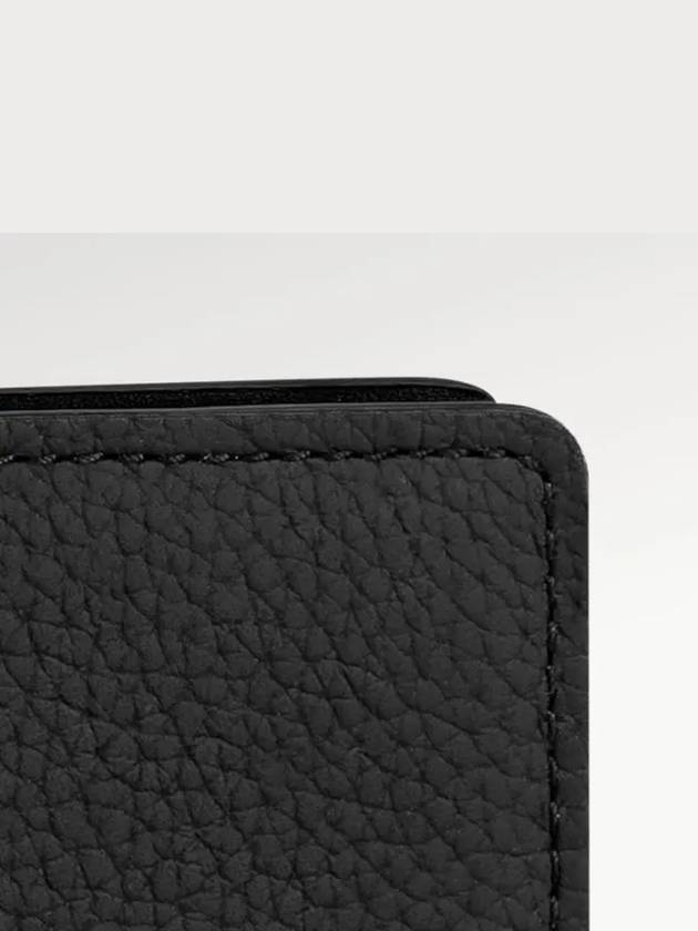 Aerogram Pocket Organizer Card Wallet Black - LOUIS VUITTON - BALAAN 3