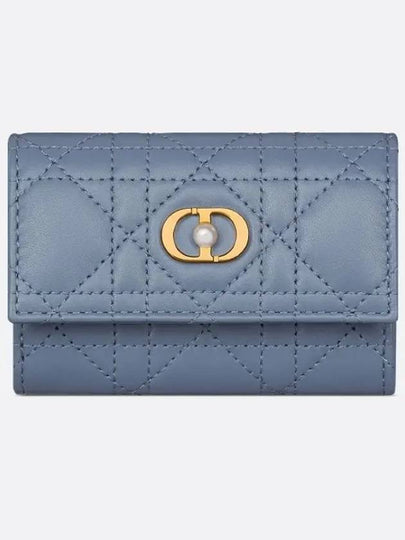 Jolie Glycine Wallet Denim Cannage Lambskin Blue S3102UNJB M90B - DIOR - BALAAN 2