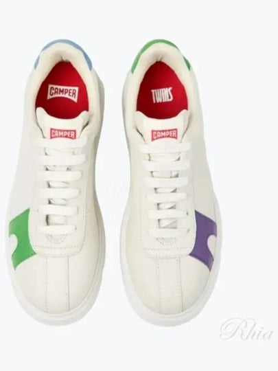 Twins Non Dyed Leather Low Top Sneakers White - CAMPER - BALAAN 2