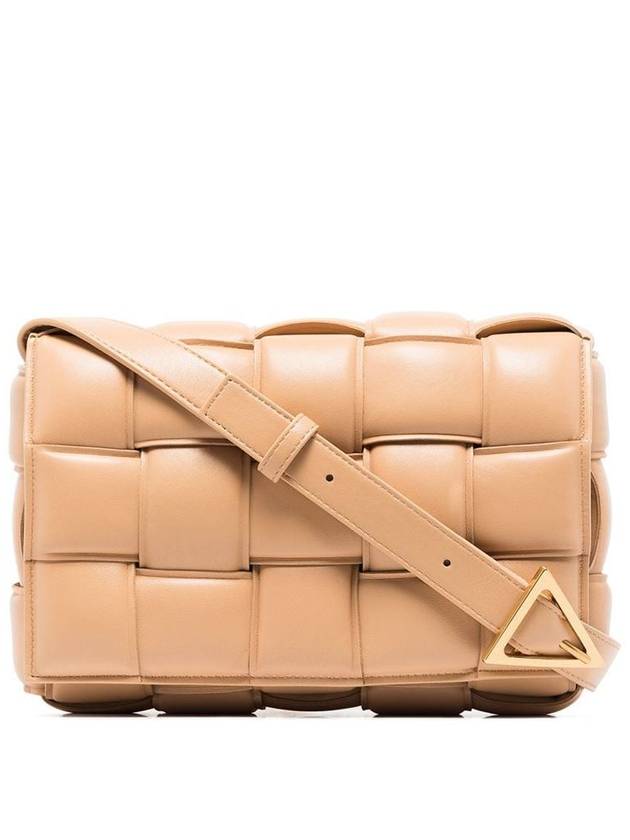 Gold Padded Cassette Cross Bag Almond - BOTTEGA VENETA - BALAAN 2