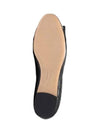 Varina Quilting Leather Ballet Flat Black - SALVATORE FERRAGAMO - BALAAN 3