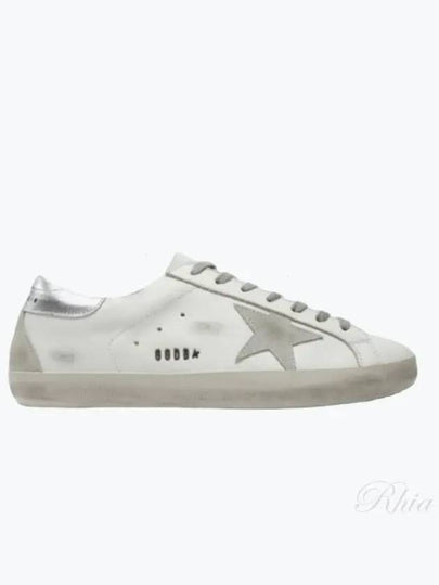 Superstar Silver Heel Tab Sneakers White - GOLDEN GOOSE - BALAAN 2