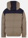 Men's GG Canvas Goose Down Padding Brown Navy - GUCCI - BALAAN 3