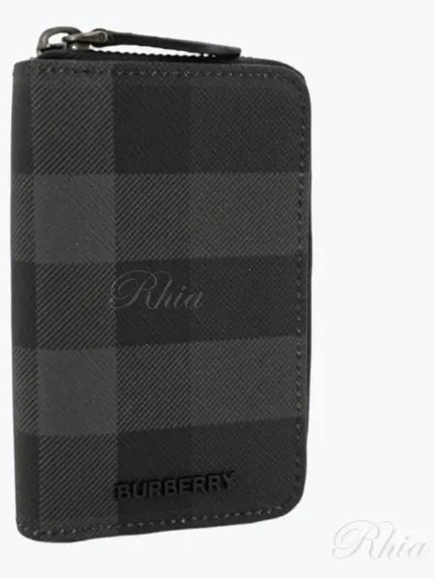 Wallet Checkered Zip Card Case 8079010 Checked Zip Card Wallet - BURBERRY - BALAAN 2