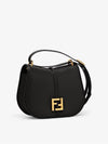 C'Mon Medium Leather Shoulder Bag Black - FENDI - BALAAN 3