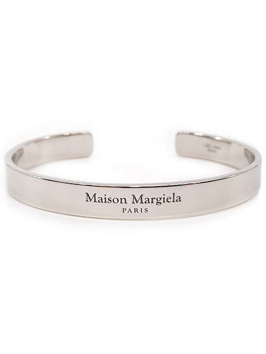 Engraving Logo Cuff Bracelet Silver - MAISON MARGIELA - BALAAN 2