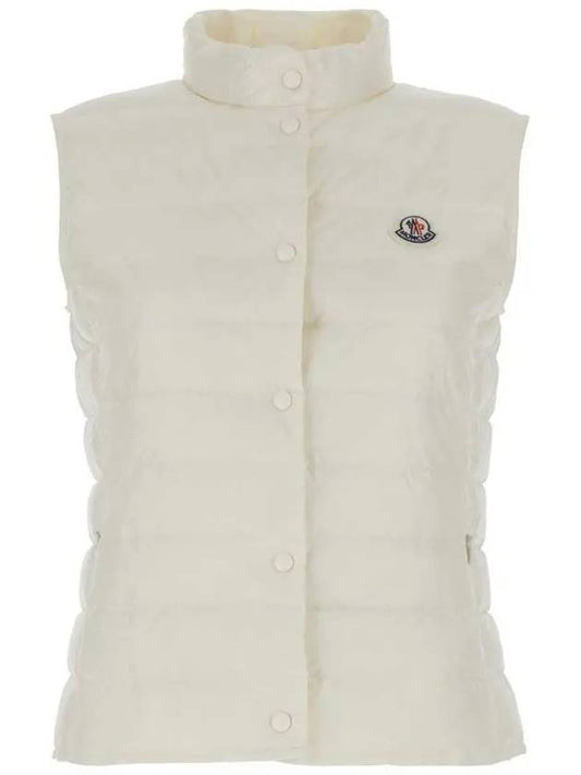 Liane Logo Patch Down Vest White - MONCLER - BALAAN 2