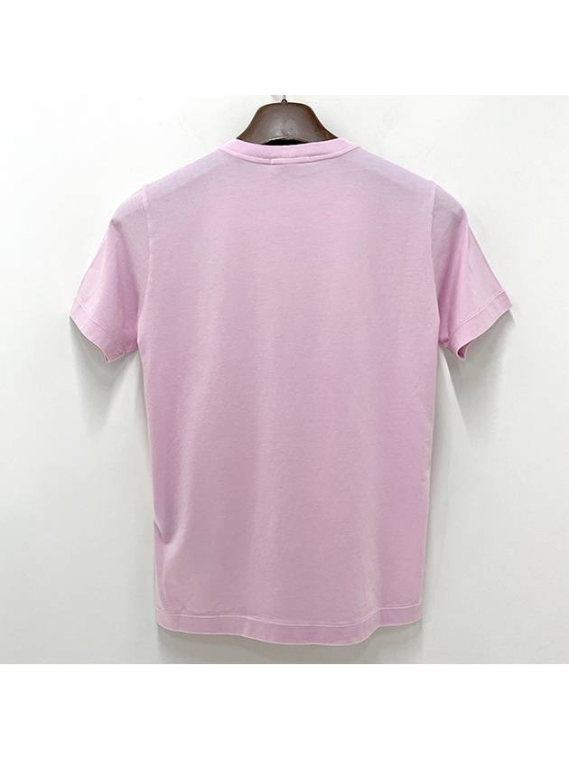 Kids Logo Patch Pocket Short Sleeve T Shirt 10 12 Pink 801620347 V0080 - STONE ISLAND - BALAAN 2