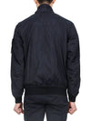 Garment Dyed Crinkle Reps R-Nylon Jacket Blue - STONE ISLAND - BALAAN 6