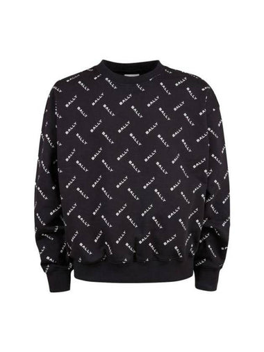 Allover Logo Sweatshirt Navy - BALLY - BALAAN 1