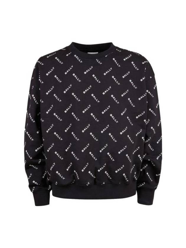 Sweater MJE05I CO269 U546 BLACK WHITE - BALLY - BALAAN 1