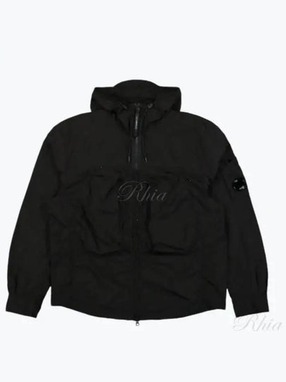 Chrome-R Hooded Jacket Black - CP COMPANY - BALAAN 2