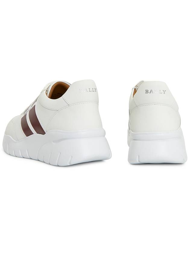 Bronnye Low-Top Sneakers White - BALLY - BALAAN 7