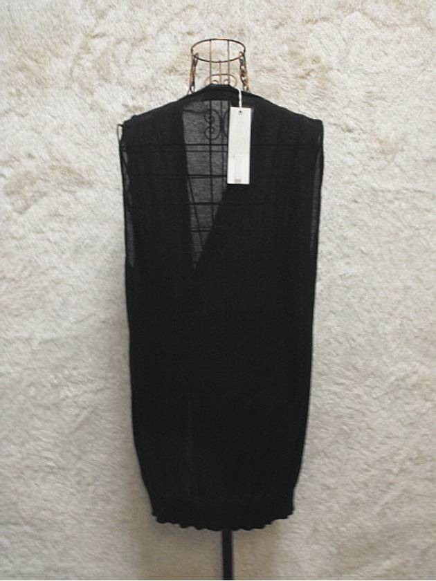 asymmetric sleeveless cardigan - AVIU - BALAAN 4