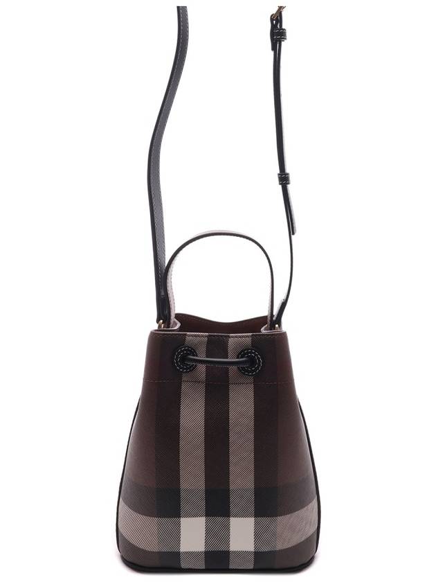 TB Mini Bucket Bag Dark Birch Brown - BURBERRY - BALAAN 5